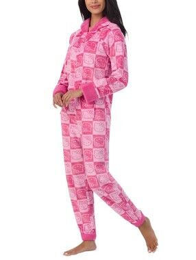 NEW! Hello Kitty Pink One Piece Pajama Size S